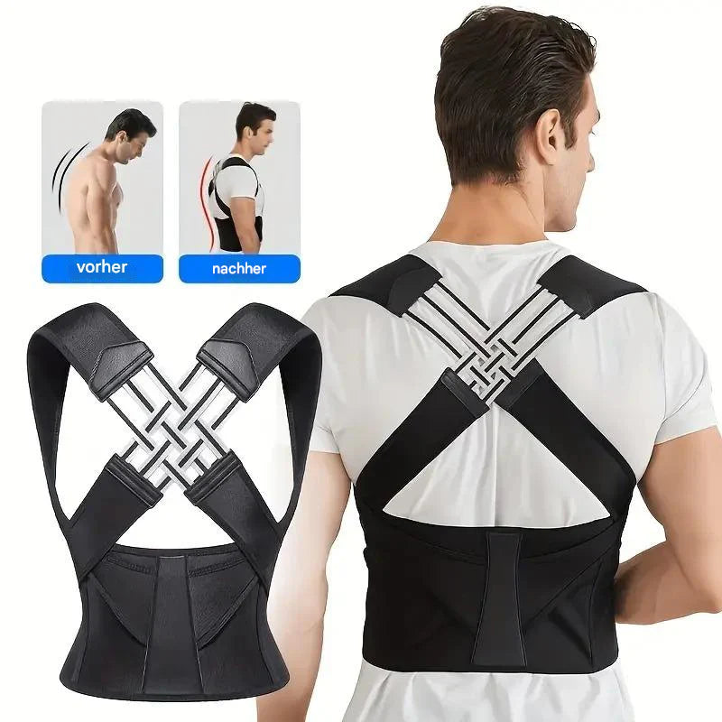 Correcteur de posture et soutien dorsal | Maintien des épaules | Support ergonomique ajustable