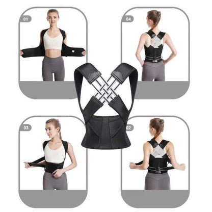 Correcteur de posture et soutien dorsal | Maintien des épaules | Support ergonomique ajustable